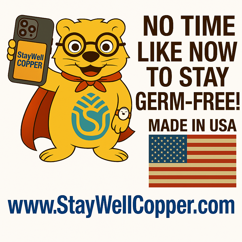 Stay germ-free today with StayWell Copper Phone Patches and more
