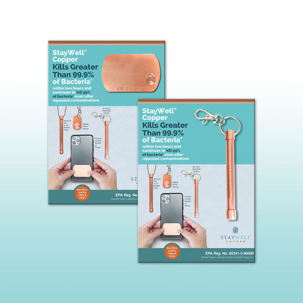 Hand Roller with Easy Swivel Clip Keychain & Medium Phone Patch
