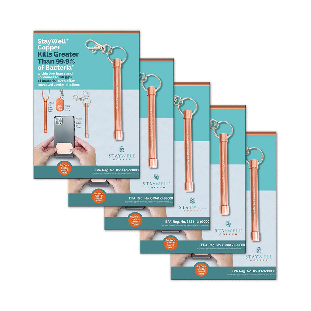 SPECIAL OFFER - Buy 3 Get 2 Free - Hand Roller with Swivel Keychain Clip