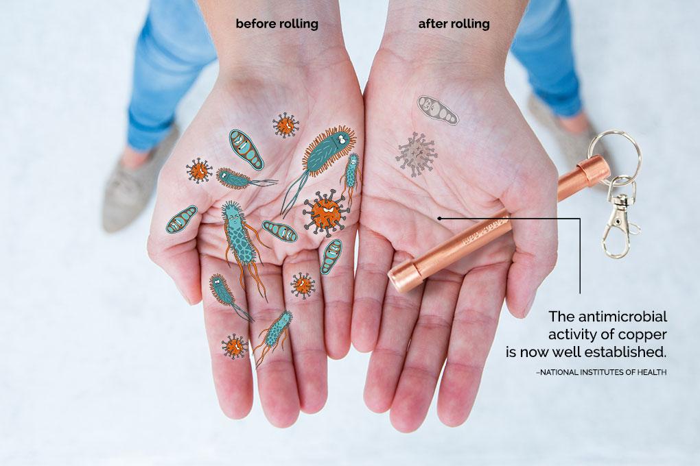 Copper Hand Roller by StayWell