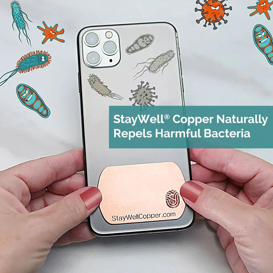 StayWell Copper Naturally Repels Harmful Bacteria