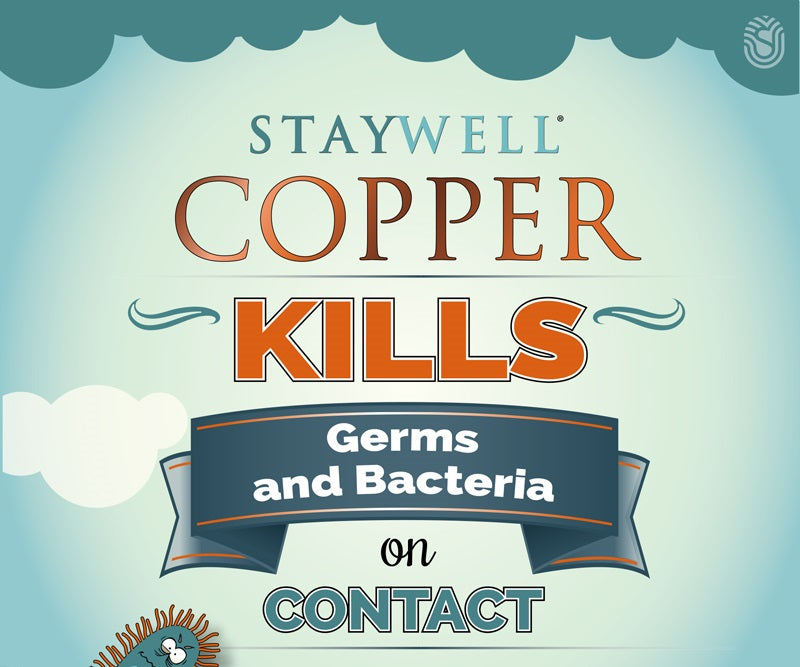 Does copper bad bacteria on contact?