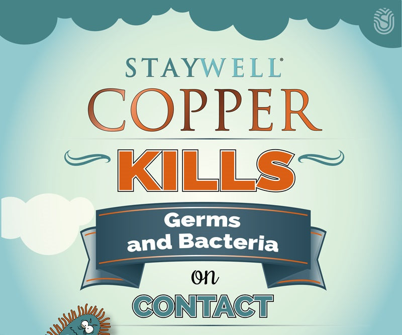 Does copper eliminate bad bacteria on contact?