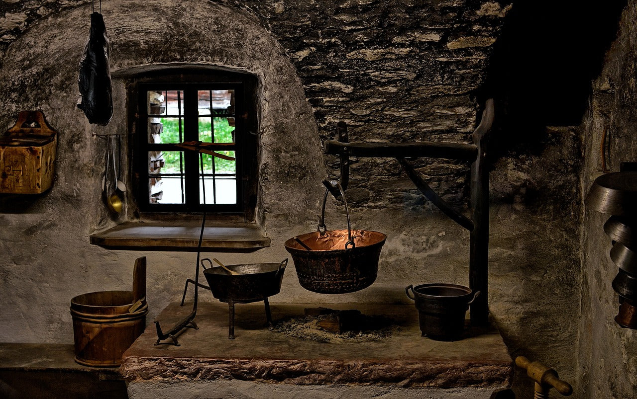 Copper has been known for thousands of years to have antimicrobial properties - shown here are copper pots